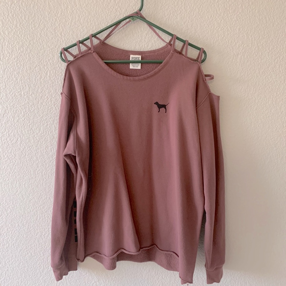 PINK Ladder Shoulder Crew